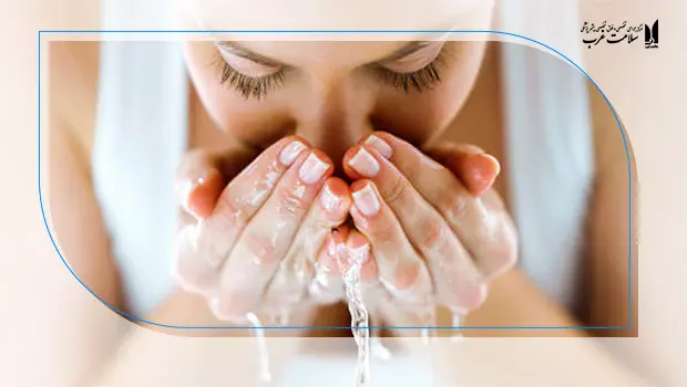 شستن چشم با آب شهری هنگام ورود جسم خارجی