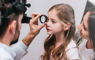 Lazy eye in children